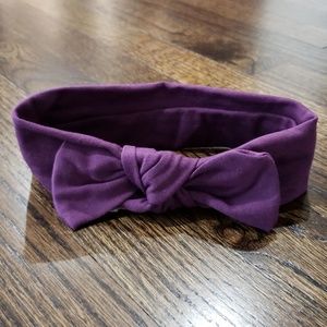 Purple Knot Headband